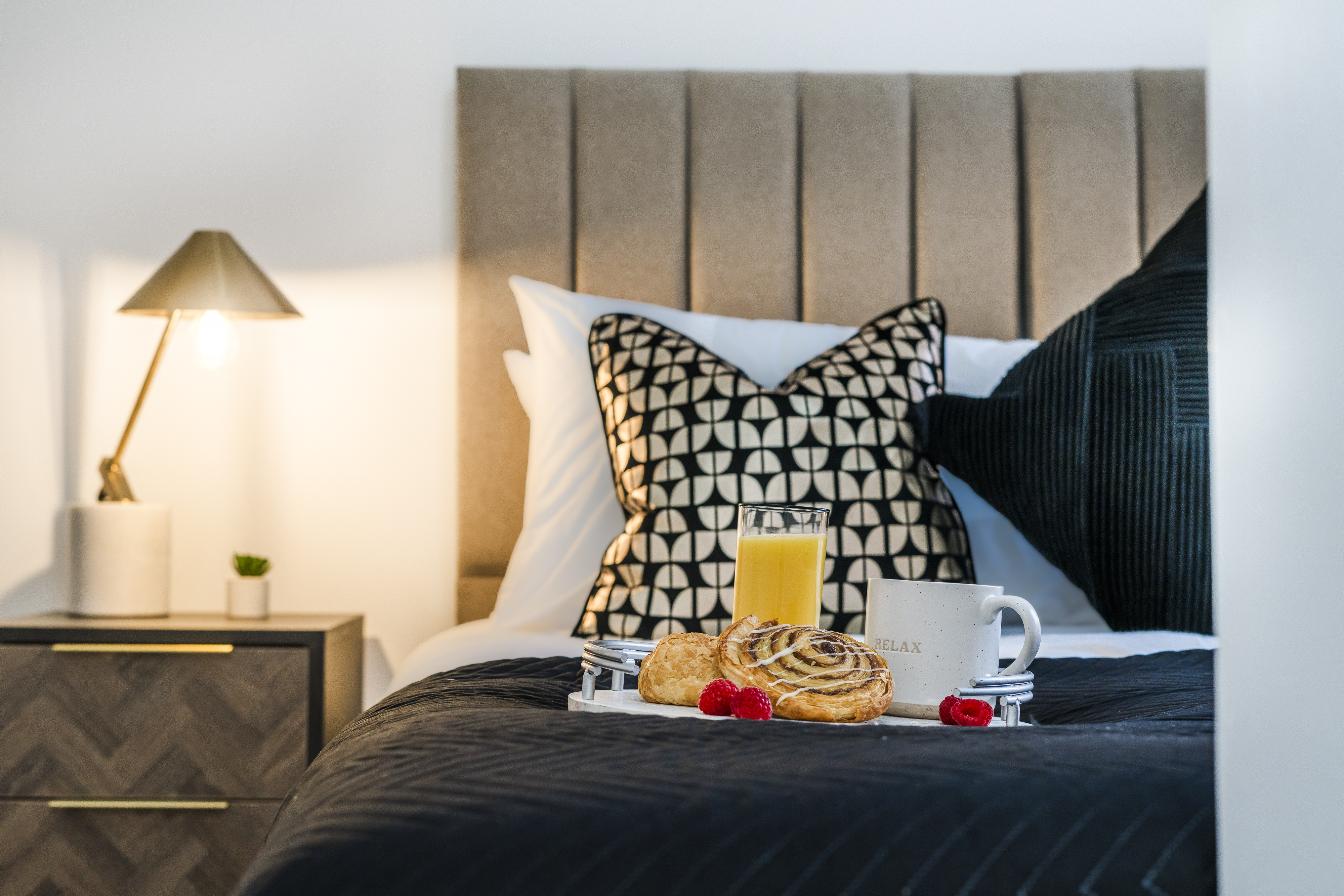 The Weaver accommodation detail - serviced rental Staffordshire